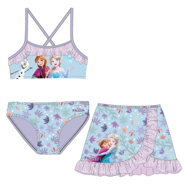 Disney Jégvarázs Frolic gyerek bikini és szoknya szett 3 - 8 év / 98 - 128 cm