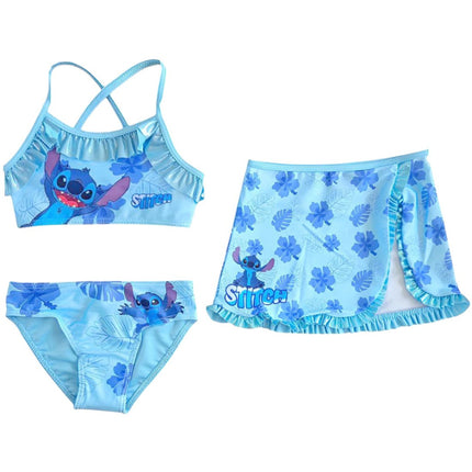 Disney Lilo és Stitch, A csillagkutya Leaf gyerek bikini és szoknya szett 4 - 10 év / 104 - 140 cm