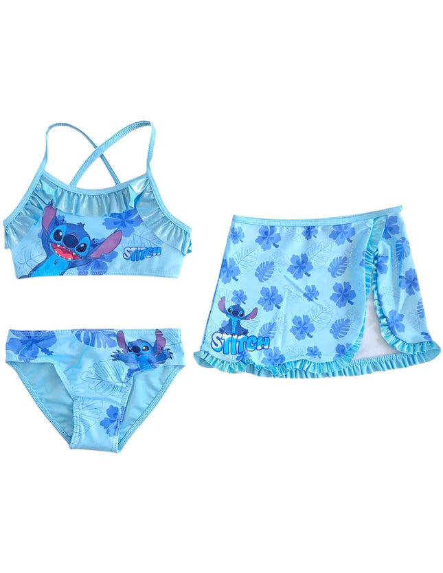 Disney Lilo és Stitch, A csillagkutya Leaf gyerek bikini és szoknya szett 4 - 10 év / 104 - 140 cm