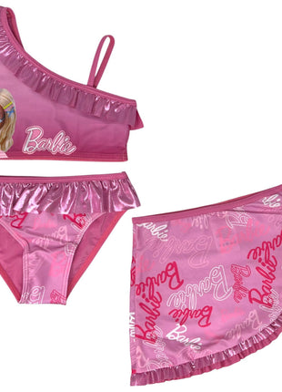 Barbie Style gyerek bikini és sarong szett 3 - 8 év / 98 - 128 cm
