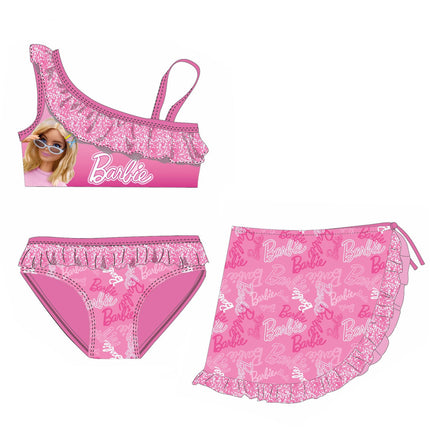 Barbie Style gyerek bikini és sarong szett 3 - 8 év / 98 - 128 cm