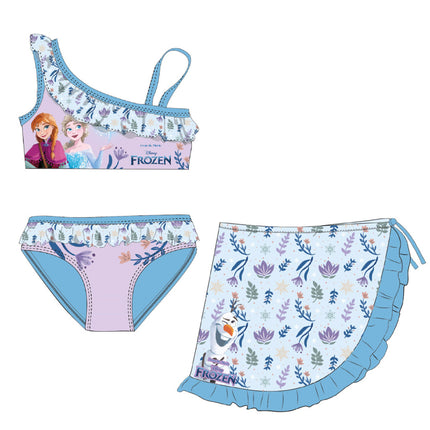 Disney Jégvarázs Frolic gyerek bikini és sarong szett 3 - 8 év / 98 - 128 cm