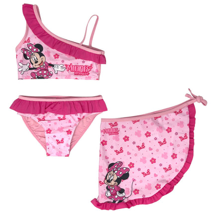 Disney Minnie Cute gyerek bikini és sarong szett 4 - 10 év / 104 - 140 cm