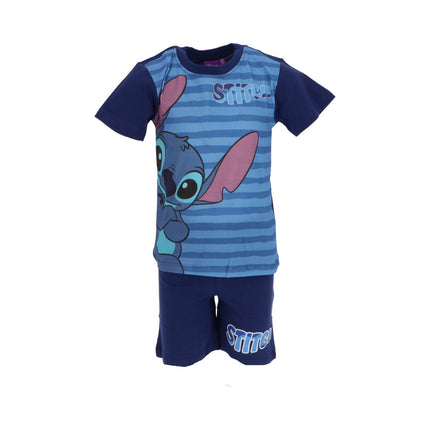 Disney Lilo és Stitch, A csillagkutya Confident gyerek rövid pizsama 3 - 8 év / 98 - 128 cm