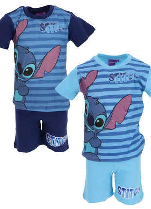 Disney Lilo és Stitch, A csillagkutya Confident gyerek rövid pizsama 3 - 8 év / 98 - 128 cm