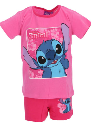 Disney Lilo és Stitch, A csillagkutya Surprised gyerek rövid pizsama 3 - 8 év / 98 - 128 cm