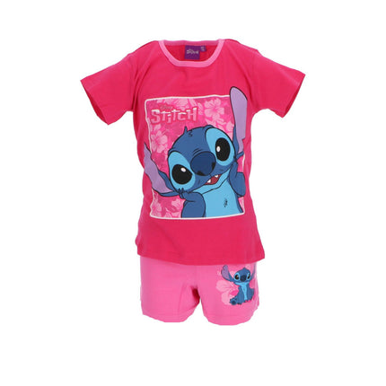 Disney Lilo és Stitch, A csillagkutya Surprised gyerek rövid pizsama 3 - 8 év / 98 - 128 cm
