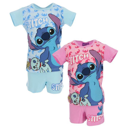 Disney Lilo és Stitch, A csillagkutya Scrump gyerek rövid pizsama 3 - 8 év / 98 - 128 cm