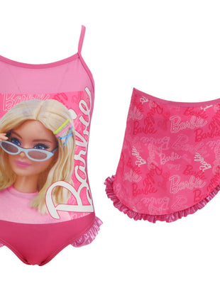 Barbie Style gyerek fürdőruha és sarong szett 3 - 8 év / 98 - 128 cm
