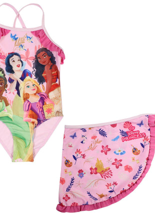 Disney Hercegnők Regal gyerek fürdőruha és sarong szett 3 - 8 év / 98 - 128 cm