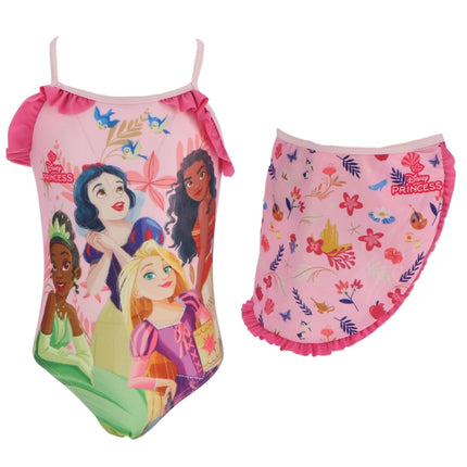 Disney Hercegnők Regal gyerek fürdőruha és sarong szett 3 - 8 év / 98 - 128 cm