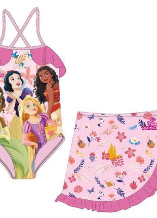Disney Hercegnők Regal gyerek fürdőruha és sarong szett 3 - 8 év / 98 - 128 cm