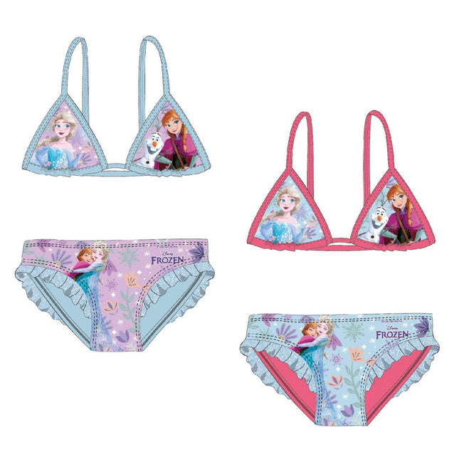 Disney Jégvarázs Sisters of Snow gyerek fürdőruha, bikini 3 - 8 év / 98 - 128 cm