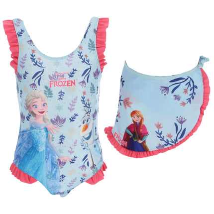 Disney Jégvarázs Frolic gyerek fürdőruha és sarong szett 3 - 8 év / 98 - 128 cm