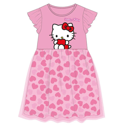 Hello Kitty Heart gyerek nyári ruha 2 - 6 év / 92 - 116 cm
