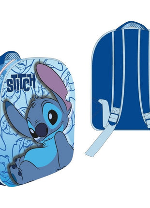 Disney Lilo és Stitch, A csillagkutya Lazy Deluxe 3D hátizsák, táska 30 cm