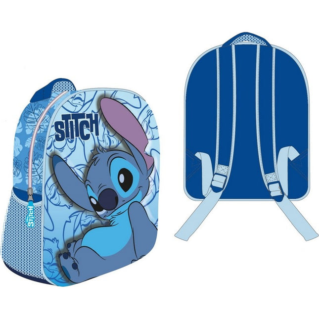 Disney Lilo és Stitch, A csillagkutya Lazy Deluxe 3D hátizsák, táska 30 cm