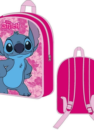 Disney Lilo és Stitch, A csillagkutya Pink Leaf hátizsák, táska 30 cm