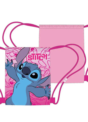 Disney Lilo és Stitch, A csillagkutya Pink Planet sporttáska, tornazsák 40 cm