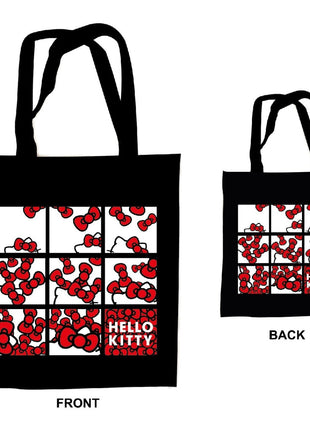 Hello Kitty Bows vászontáska, bevásárlótáska 44 cm