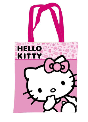 Hello Kitty Pink vászontáska, bevásárlótáska 44 cm