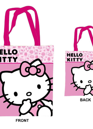 Hello Kitty Pink vászontáska, bevásárlótáska 44 cm