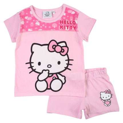 Hello Kitty Cutie gyerek rövid pizsama 3 - 8 év / 98 - 128 cm