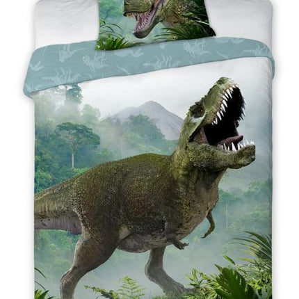 Dinoszaurusz T-Rex Forest ágyneműhuzat 140×200cm, 70×90 cm