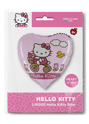 Hello Kitty Bike fólia lufi 46 cm