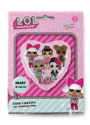 LOL Surprise Pink fólia lufi 46 cm