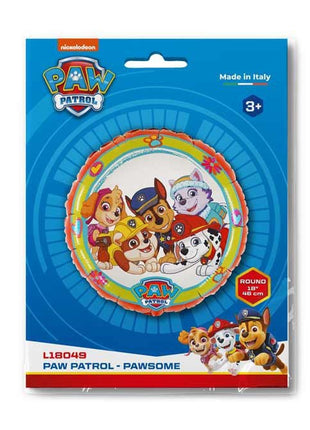 Mancs Őrjárat Pawsome fólia lufi 46 cm