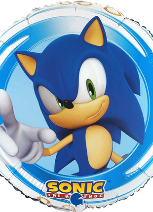 Sonic a sündisznó Trio fólia lufi 46 cm