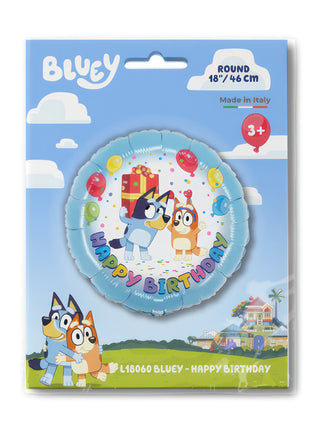 Bluey Party fólia lufi 46 cm