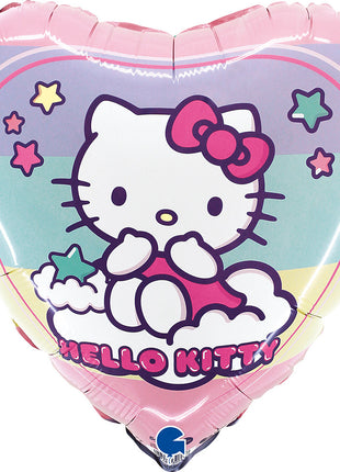 Hello Kitty Rainbow fólia lufi 46 cm