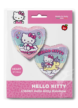 Hello Kitty Rainbow fólia lufi 46 cm