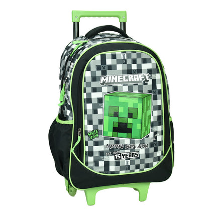 Minecraft Grey Stone gurulós iskolatáska, táska 46 cm