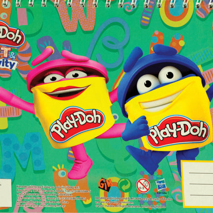 Play-Doh Art A/4 spirál vázlatfüzet, rajzfüzet 40 lapos