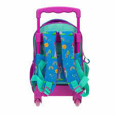 Disney Hercegnők Rapunzel gurulós ovis hátizsák, táska 30 cm