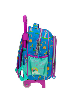 Disney Hercegnők Rapunzel gurulós ovis hátizsák, táska 30 cm