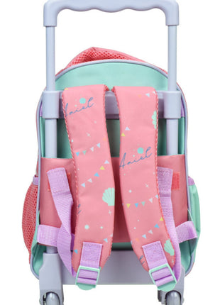Disney Hercegnők Ariel gurulós ovis hátizsák, táska 30 cm