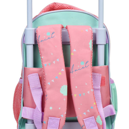 Disney Hercegnők Ariel gurulós ovis hátizsák, táska 30 cm