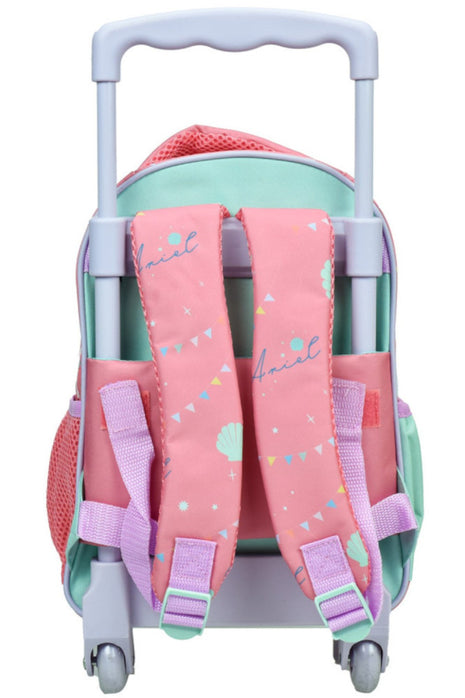 Disney Hercegnők Ariel gurulós ovis hátizsák, táska 30 cm