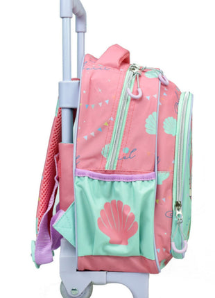 Disney Hercegnők Ariel gurulós ovis hátizsák, táska 30 cm