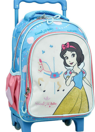 Disney Hercegnők Snow White gurulós ovis hátizsák, táska 30 cm