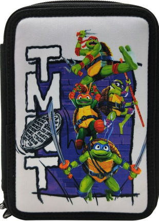 Tini Nindzsa Teknőcök TMNT tolltartó töltött 2 emeletes