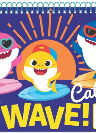 Baby Shark Wave A/4 spirál vázlatfüzet 30 lapos