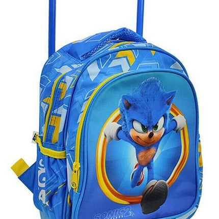 Sonic a sündisznó Speed gurulós ovis hátizsák, táska 30 cm
