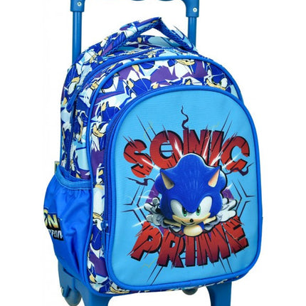 Sonic a sündisznó Prime gurulós ovis hátizsák, táska 30 cm