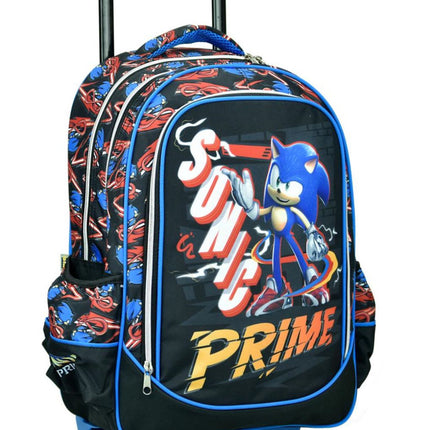 Sonic a sündisznó Get Me gurulós iskolatáska, táska 46 cm