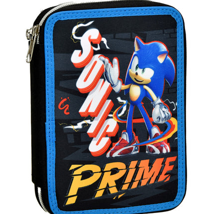 Sonic a sündisznó Prime tolltartó töltött 2 emeletes
